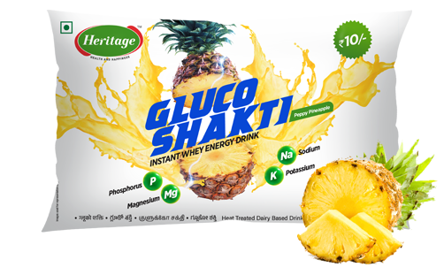 HERITAGE GLUCO SHAKTI PINE APPLE